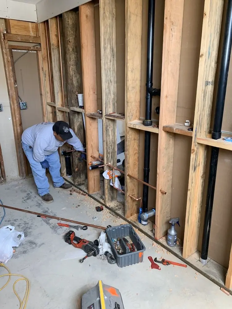 Commercial rough-in plumbing for Gas Line Repair in Goodley Manor
